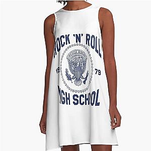 Rock and Roll High School - the Ramones - 1979  A-Line Dress