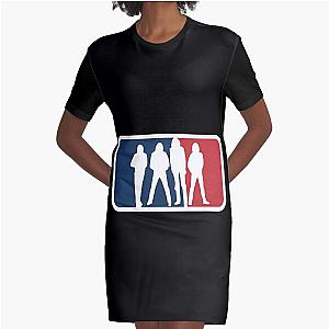 Ramones Sticker Graphic T-Shirt Dress