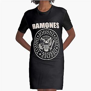 The Ramones Punk Rock Graphic T-Shirt Dress