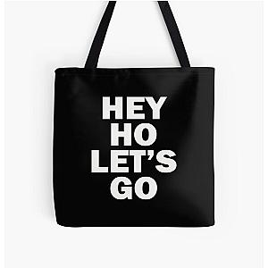 The Ramones - HEY HO LET'S GO All Over Print Tote Bag