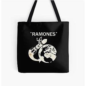 Ramones Rocket All Over Print Tote Bag