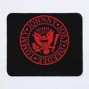 Ramones Logo red, Ramones band, rock Mouse Pad