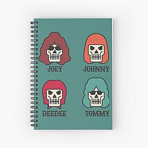 RIP RAMONES  Spiral Notebook