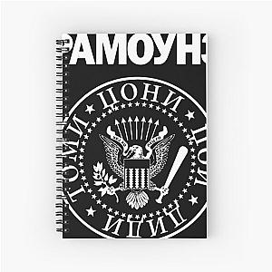 Ramones Cyrillic Spiral Notebook