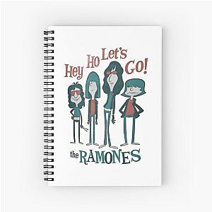 Ramones Hey Ho Lets Go Spiral Notebook