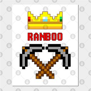 Ranboo Posters - Ranboo Pickaxes  Poster 