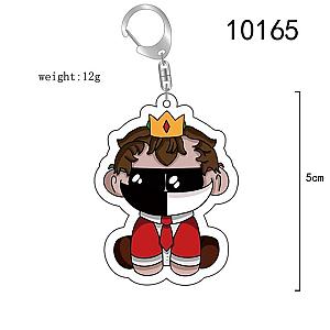 Ranboo Split King Crown Keychain