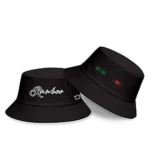 Ranboo Fashion Black/White Hat - Ranboo Bucket hat