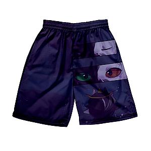 Ranboo Shorts - Eyes Ranboo Printed Graphic Summer Shorts