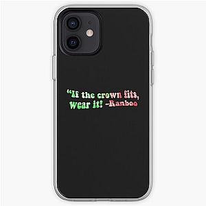 Ranboo Cases - “If the crown fits, wear it!” Ranboo quote iPhone Soft Case RB2805