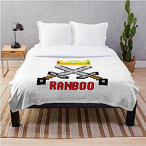 Ranboo Bedding Sets - Ranboo Swords Throw Blanket RB2805