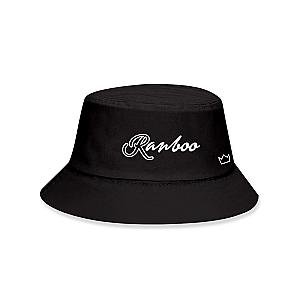 Ranboo Hats - Ranboo Black Printed Bucket Hat