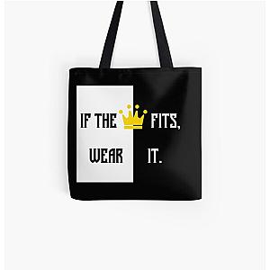 Ranboo Bags - Ranboo Minecraft - If the crown fits 2 All Over Print Tote Bag RB2805