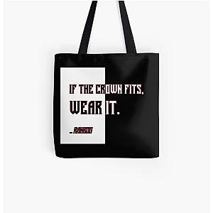 Ranboo Bags - Ranboo Minecraft - If the crown fits 4 All Over Print Tote Bag RB2805