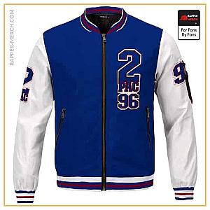 Tupac Shakur Jackets - Awesome American Rapper 2Pac 96 Blue Varsity Jacket RM0310