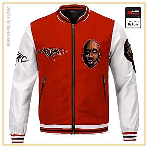 Tupac Shakur Jackets - Gangsta Tupac Shakur West Coast Roses Tribute Varsity Jacket RM0310