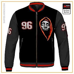 Tupac Shakur Jackets - Amazing Tupac Makaveli Face Art 96 Tribute Varsity Jacket RM0310