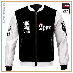 Tupac Shakur Jackets - 2Pac Shakur Signature Head Bandana Style Varsity Jacket RM0310