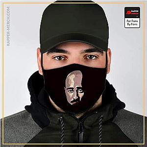 Tupac Shakur Face Maskes - American Rapper Tupac Shakur Minimalist Art Face Mask RM0310