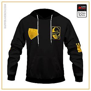 Tupac Shakur Hoodies - All Eyez On Me Gold Symbol Design Stylish Hoodie Jacket RM0310