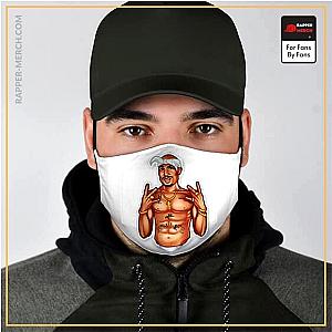 Tupac Shakur Face Maskes - West-Coast Rapper 2Pac Makaveli Art Awesome Face Mask RM0310