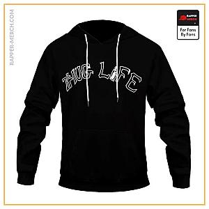 Tupac Shakur Hoodies - Tupac Amaru Shakur Thug Life Art Black &amp; White Hoodie Jacket RM0310