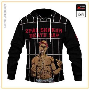 Tupac Shakur Hoodies - Rap Legend 2Pac Shakur Death Rap Artwork Stylish Hoodie RM0310