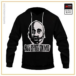 Tupac Shakur Hoodies - All Eyez On Me Tupac Amaru Shakur Head Art Black Hoodie RM0310