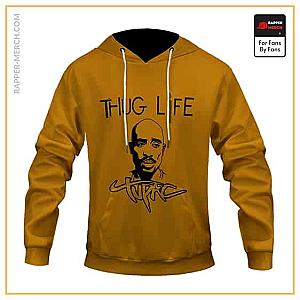 Tupac Shakur Hoodies - Gangsta Rapper 2Pac Shakur Thug Life Art Hoodie Jacket RM0310