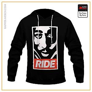 Tupac Shakur Hoodies - Thug Life Tupac Makaveli Ride Or Die Badass Hoodie Jacket RM0310