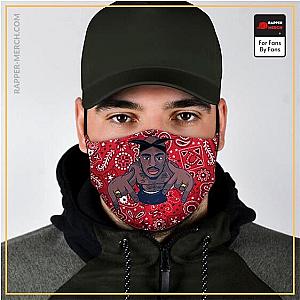 Tupac Shakur Face Maskes - Thug Life 2Pac Shakur Gangster Bandana Pattern Face Mask RM0310