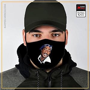 Tupac Shakur Face Maskes - West Side Tupac Amaru Shakur Tribute Art Filtered Face Mask RM0310