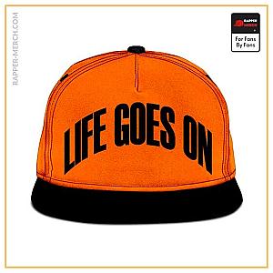 Tupac Shakur Caps - Life Goes On Song 2Pac Gangsta Rapper Orange Snapback RM0310