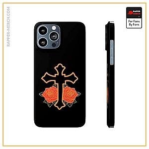 Tupac Shakur Cases - Tupac Cross Back Tattoo With Flowers Tribute iPhone 13 Case RM0310