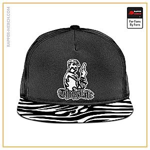 Tupac Shakur Caps - Makaveli Thug Life Monochrome Zebra Pattern Snapback RM0310