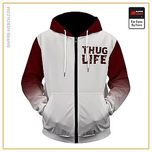 Tupac Shakur Zipped Hoodies - Gangsta Tupac Shakur Hit Em Up Dope Zip Up Hoodie RM0310