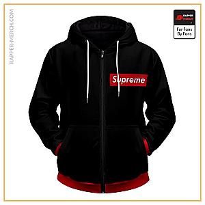 Tupac Shakur Zipped Hoodies - Supreme Greatest West Coast Rappers Black Zip Up Hoodie RM0310