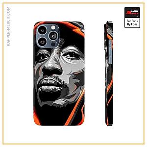 Tupac Shakur Cases - Hip-Hop Rapper Tupac Makaveli Face Painting iPhone 13 Case RM0310