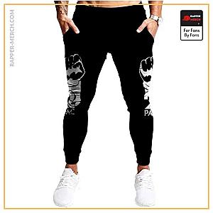 Tupac Shakur Jogger Pants - Gangsta 2Pac Makaveli Legacy Logo Badass Jogger Sweatpants RM0310