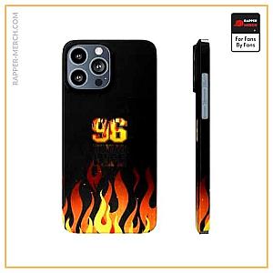 Tupac Shakur Cases - 2Pac Amaru Shakur 96 Flame Typography Art iPhone 13 Case RM0310