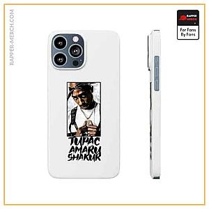 Tupac Shakur Cases - American Rapper Tupac Shakur Portrait Art iPhone 13 Cover RM0310