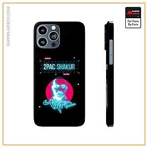 Tupac Shakur Cases - Cool 2Pac Shakur Neon Lights Tribute Artwork iPhone 13 Case RM0310