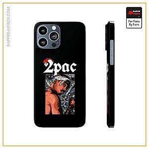 Tupac Shakur Cases - Rap Legend 2Pac Makaveli Tribute Art Black iPhone 13 Case RM0310