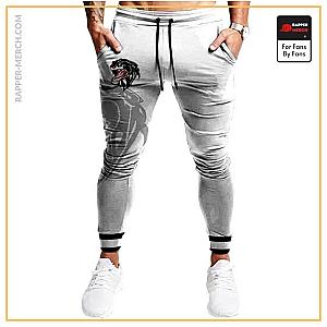 Tupac Shakur Jogger Pants - 2Pac Makaveli Left Arm Black Panther Tattoo Badass Joggers RM0310