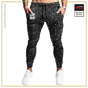 Tupac Shakur Jogger Pants - 2Pac Gangsta Bandana Paisley Pattern Art Epic Joggers RM0310