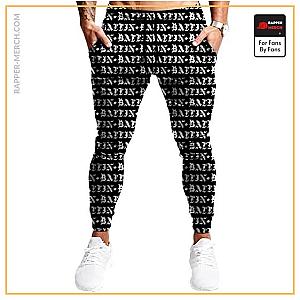 Tupac Shakur Jogger Pants - Tupac Typography Ballin Tattoo Design Pattern Jogger Pants RM0310