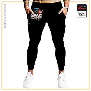 Tupac Shakur Jogger Pants - 2Pac Shakur Galaxy Grime Retro Artwork Cool Jogger Pants RM0310