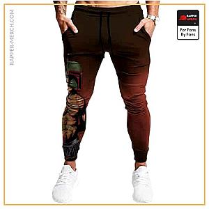 Tupac Shakur Jogger Pants - The Mandalorian Boba Fett Tupac Parody Collab Art Joggers RM0310