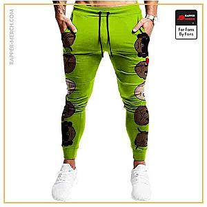 Tupac Shakur Jogger Pants - Greatest 90s Rappers Cartoon Head Art Awesome Joggers RM0310