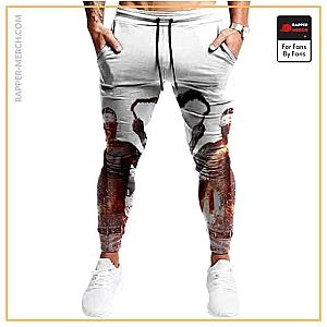 Tupac Shakur Jogger Pants - 2Pac Shakur Middle Finger Guns And Smoke Epic Joggers RM0310